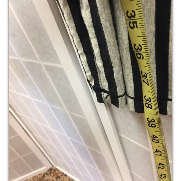 Max Studio, dress, black/gray, stripes, size L.: - Picture 8 of 9